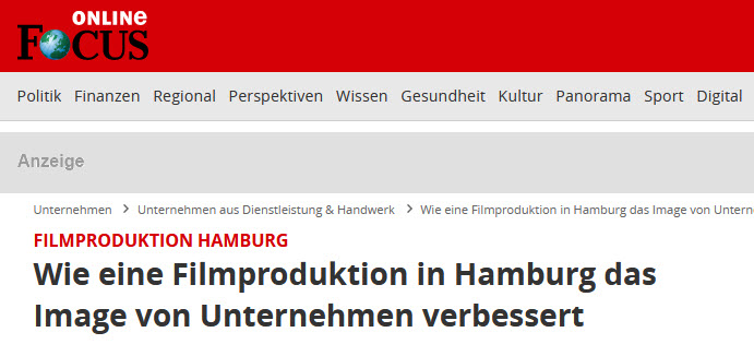 Wie eine Filmproduktion in Hamburg das Image von Unternehmen verbessert